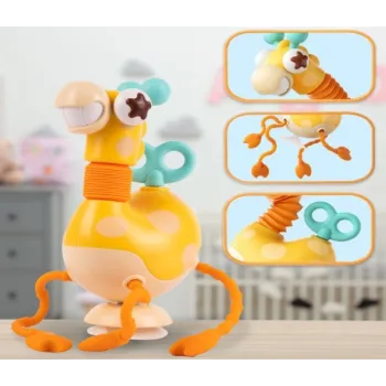 Bezpieczna silikonowa żyrafka dla niemowląt
