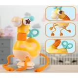 Bezpieczna silikonowa żyrafka dla niemowląt