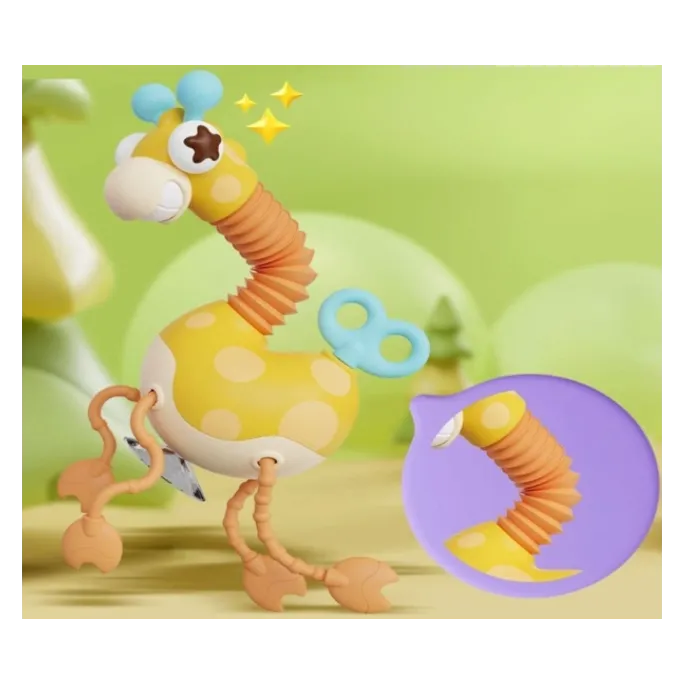 Żyrafka z przyssawką do przymocowania