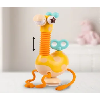 Kolorowa żyrafka do zabawy i stymulacji zmysłów