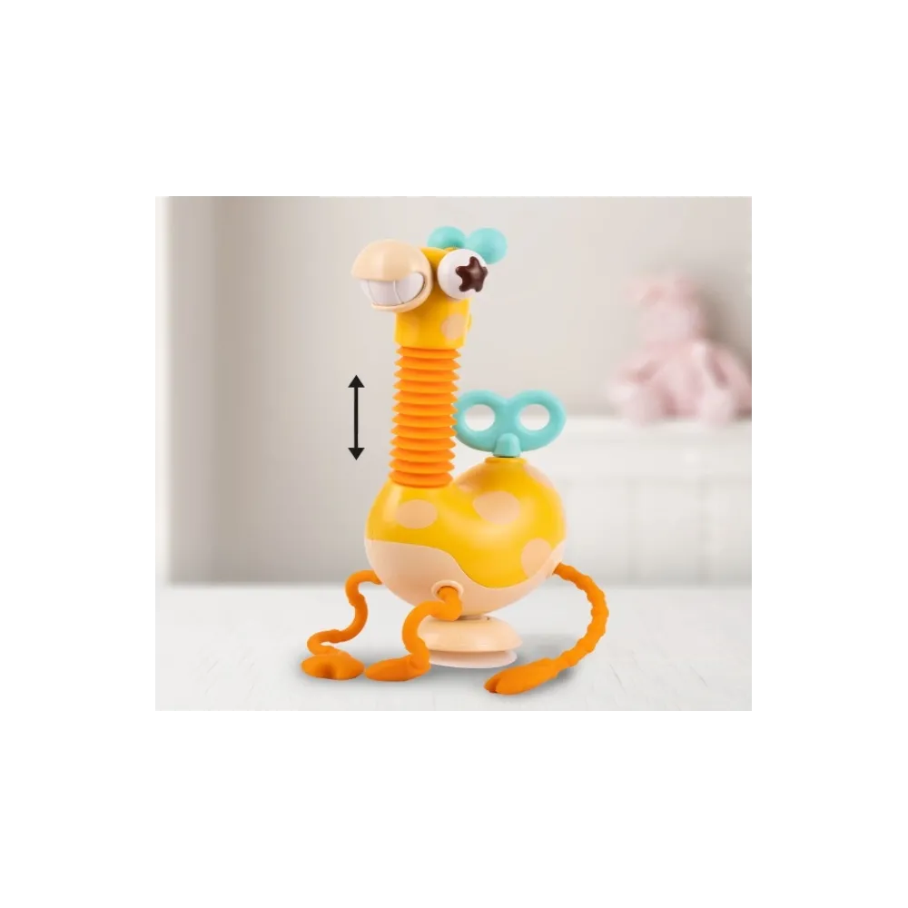 Kolorowa żyrafka do zabawy i stymulacji zmysłów
