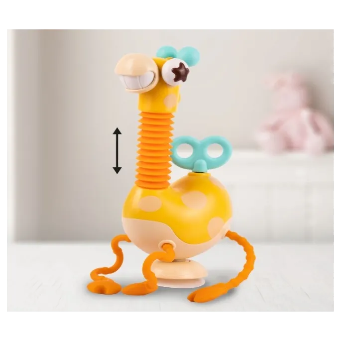 Kolorowa żyrafka do zabawy i stymulacji zmysłów