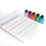 Stempelek roller pieczątki kolorowe 5 sztuk Kidea G2