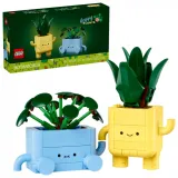 Zestaw Lego Botanicals z wesołymi roślinami.