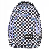 Plecak Szkolny Trzykomorowy Nietoperz Szachownica BackUPG2
