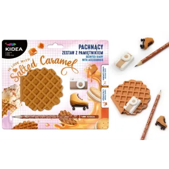 Pachnący Pamiętnik Z Akcesoriami Słony Karmel KideaG2