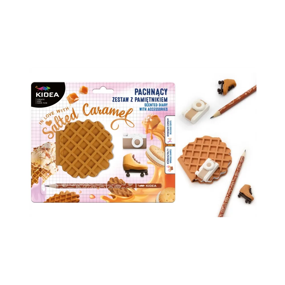 Pachnący Pamiętnik Z Akcesoriami Słony Karmel KideaG2