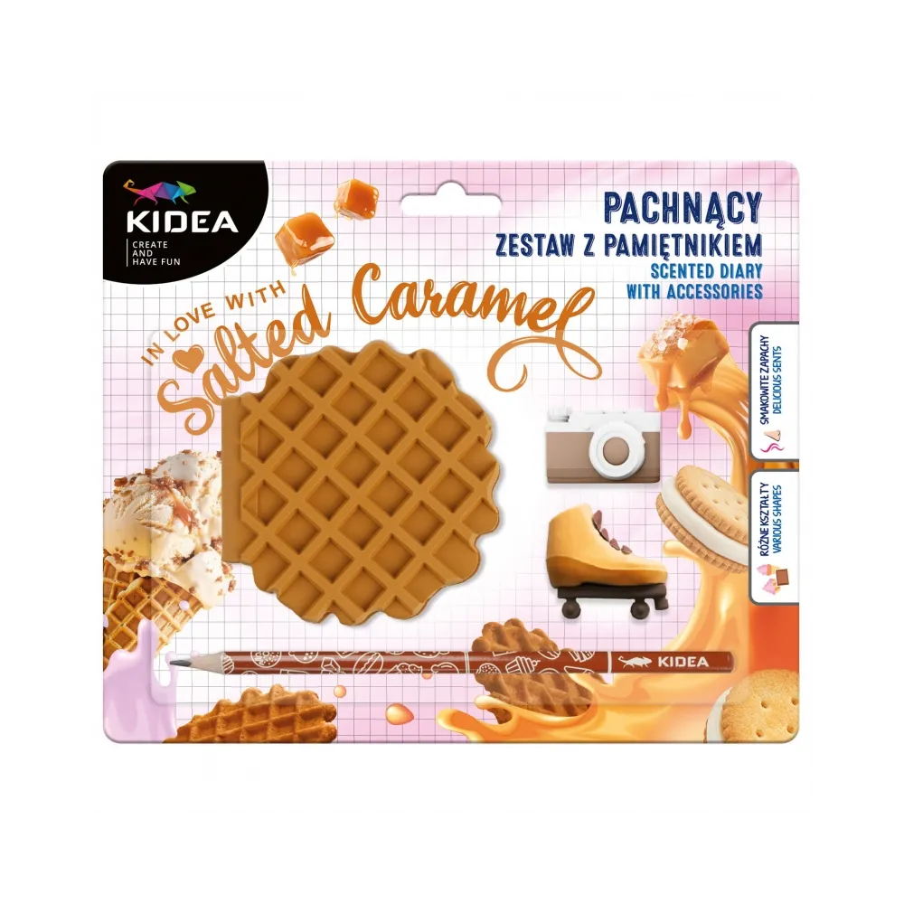 Pachnący Pamiętnik Z Akcesoriami Słony Karmel KideaG2