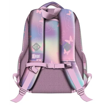 Plecak Szkolny 3-Komorowy Pink Butterflies St.Right G2
