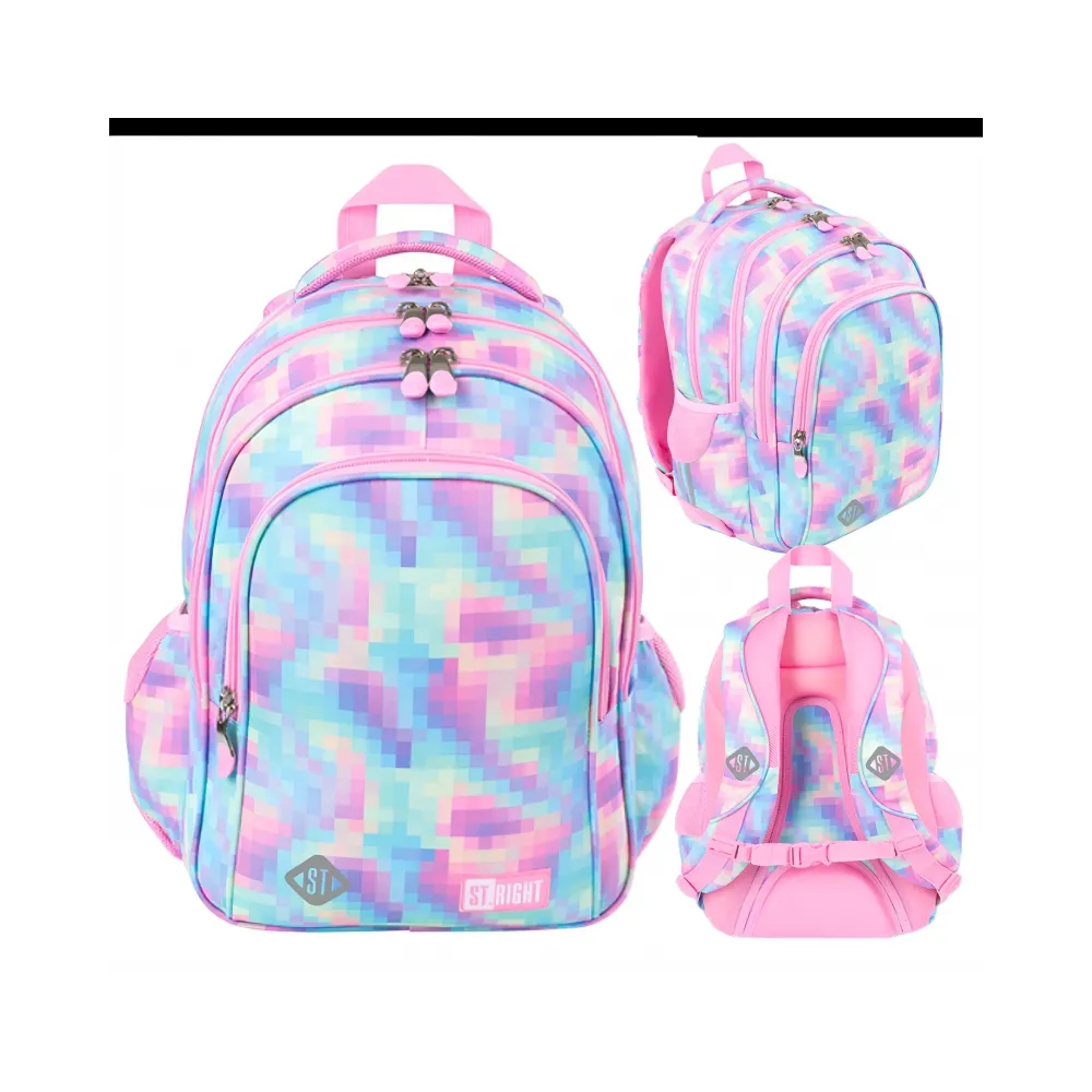 Plecak  4-Komorowy Pastel Pixels Pixele St.Right G2