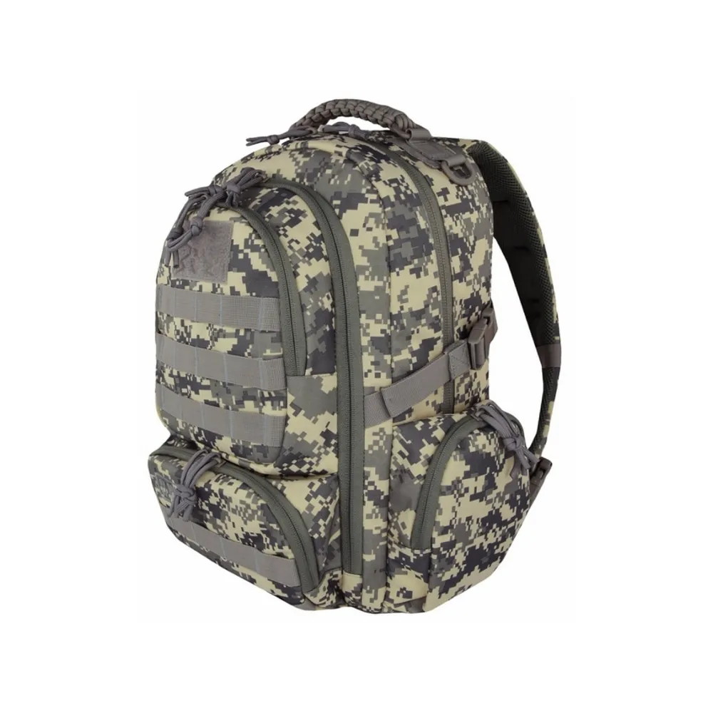 Plecak Szkolny 4-Komorowy Military Grey Digital Camo G2