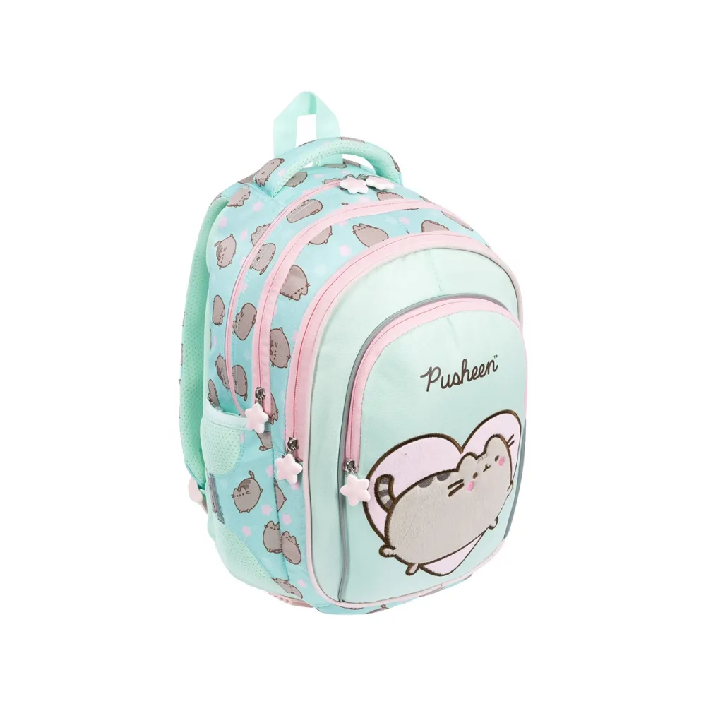 Plecak szkolny Pusheen Mint miętowy St.Majewski G2