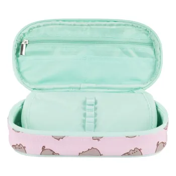 Piórnik saszetka owalna Pusheen Pink róż St.Majewski G2
