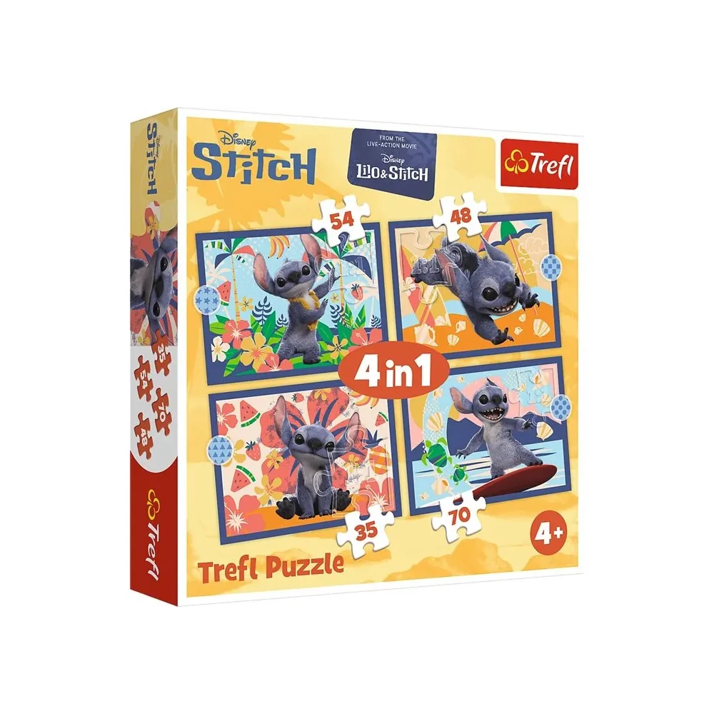Puzzle Lilo & Stitch z postaciami z bajki