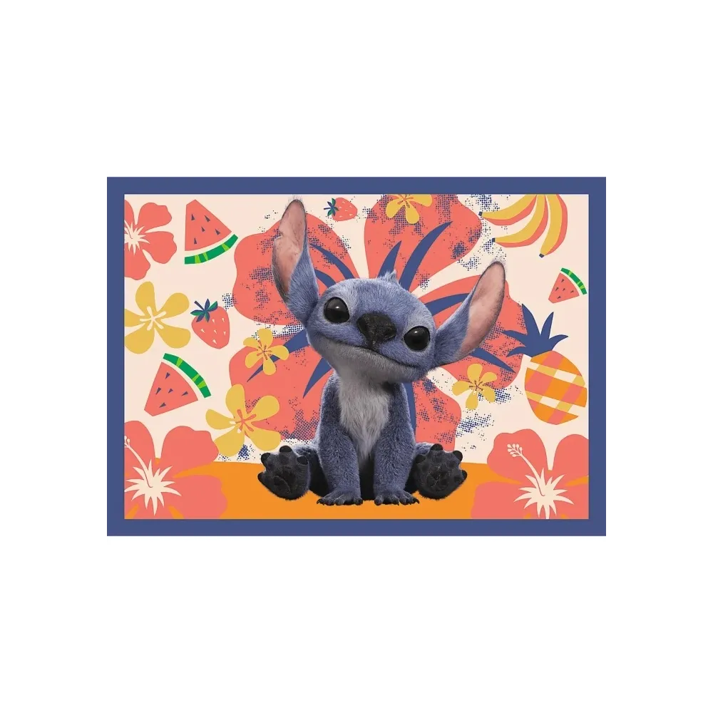 Kolorowe sceny z Lilo i Stitch do układania