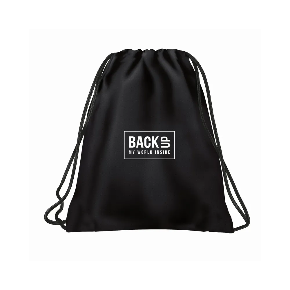 Worek na obuwie strój na WF czarny BackUpG2