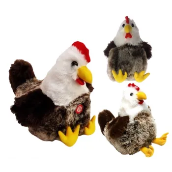 Maskotka Pluszak Kura z Dźwiękiem 22 cmG2