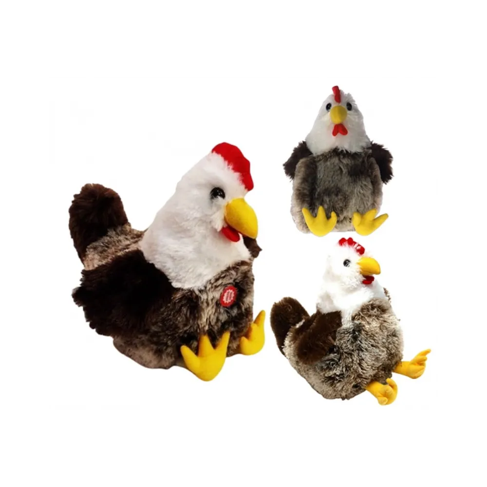 Maskotka Pluszak Kura z Dźwiękiem 22 cmG2