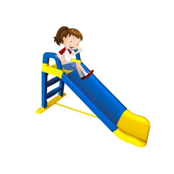 Zjeżdżalnia ogrodowa 140 cm niebiesko-żółta G2