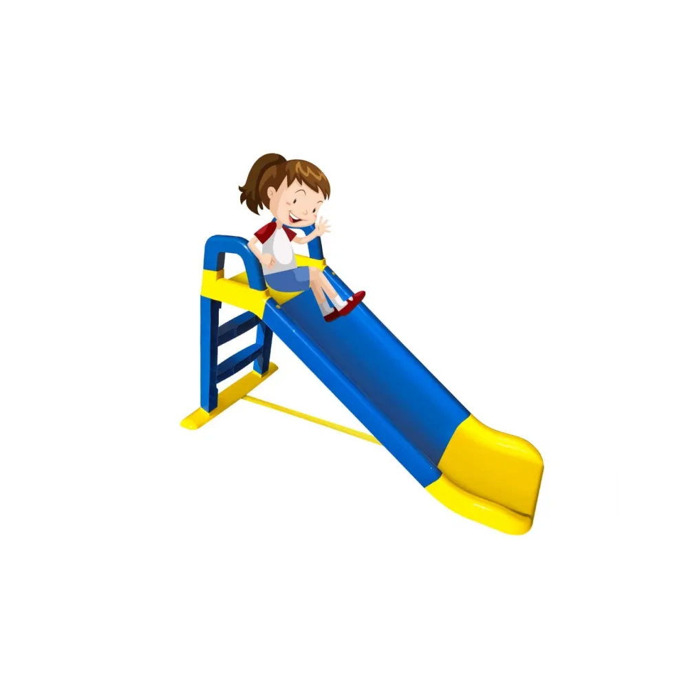 Zjeżdżalnia ogrodowa 140 cm niebiesko-żółta G2