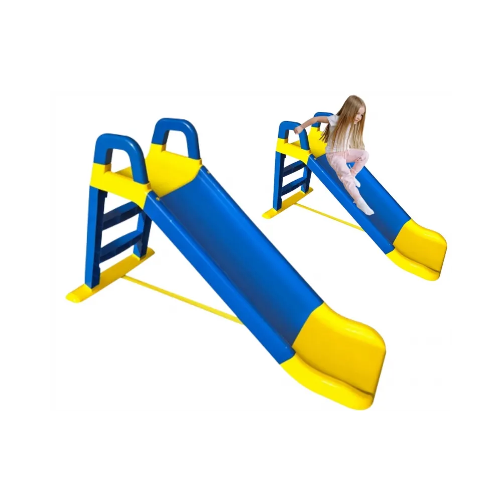 Zjeżdżalnia ogrodowa 140 cm niebiesko-żółta G2