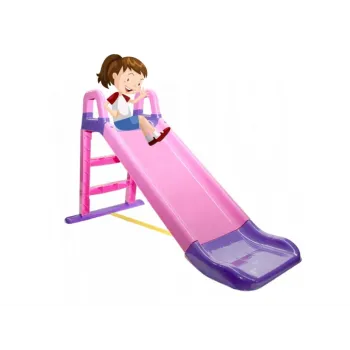 Zjeżdżalnia ogrodowa 140 cm różowo-fioletowa G2