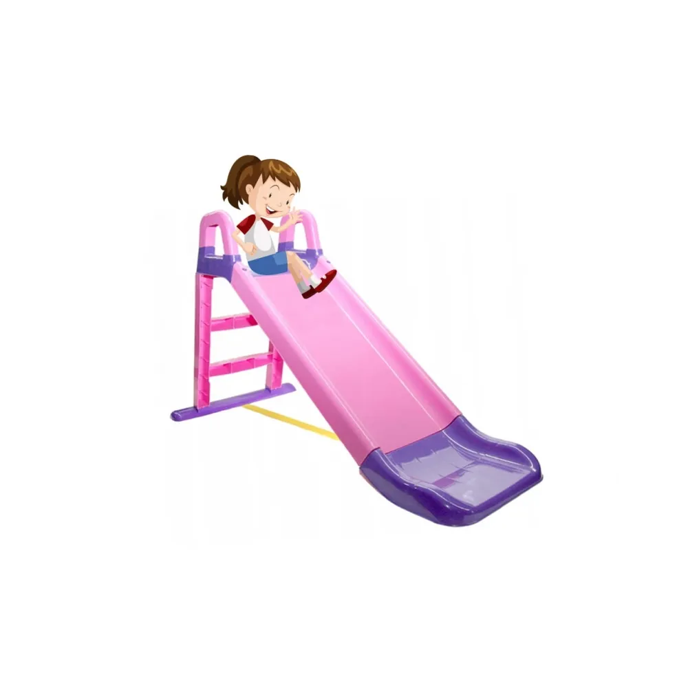 Zjeżdżalnia ogrodowa 140 cm różowo-fioletowa G2