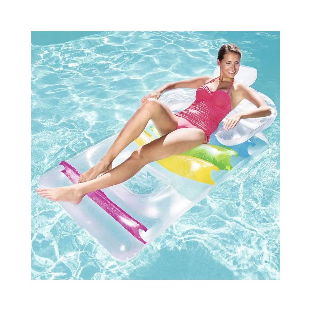 DMUCHANY MATERAC LEŻAK FOTEL DO PŁYWANIA BESTWAY 165 x 89