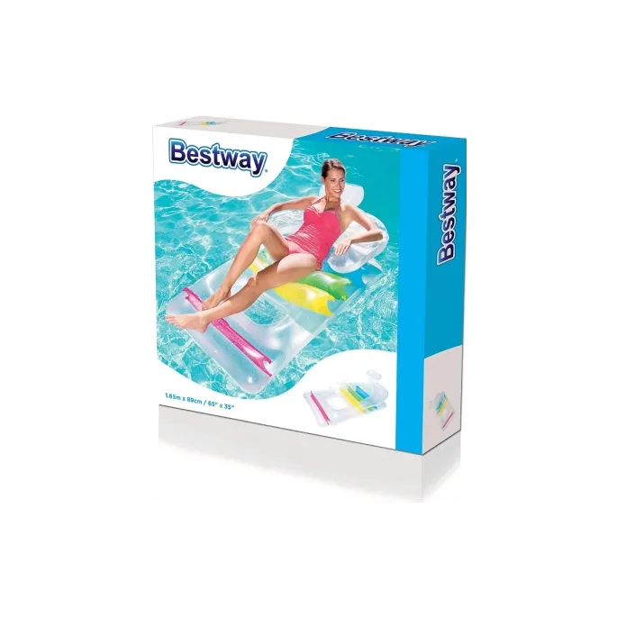 Przestronny materac pływający na wakacyjne przygody.