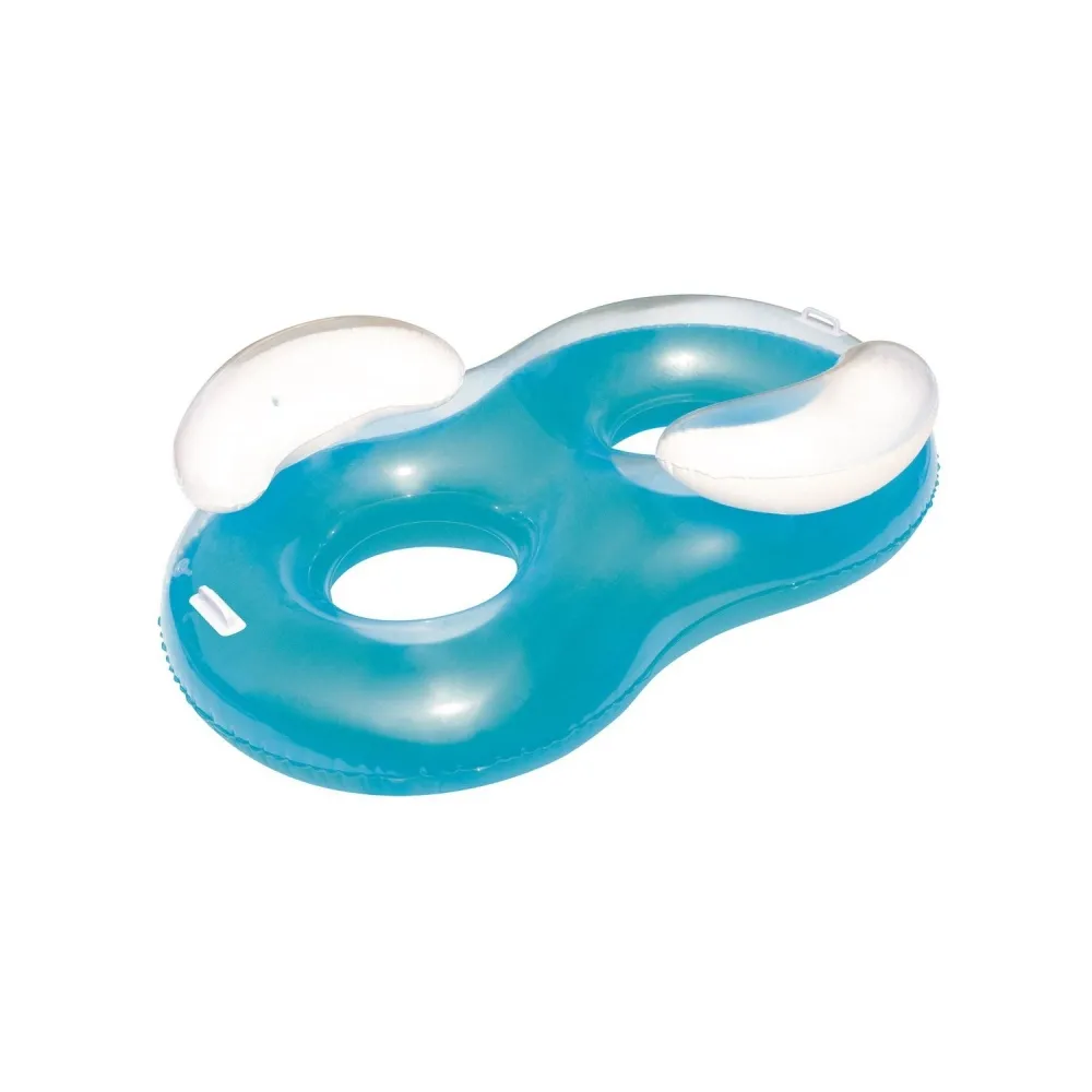 PODWÓJNY FOTEL DMUCHANY LAZY 188x117 BESTWAY NIEBIESKICZ