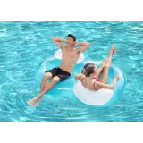 PODWÓJNY FOTEL DMUCHANY LAZY 188x117 BESTWAY NIEBIESKICZ