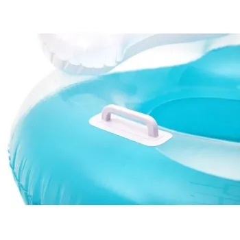 PODWÓJNY FOTEL DMUCHANY LAZY 188x117 BESTWAY NIEBIESKICZ