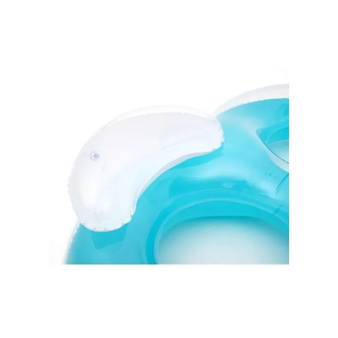 Dmuchany fotel niebieski o wymiarach 188x117 cm