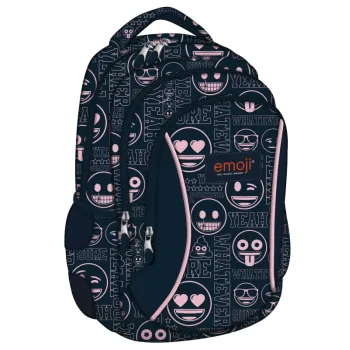 PLECAK MŁODZIEŻOWY EMOTIKONY RÓŻOWE BP-26 EMOJI