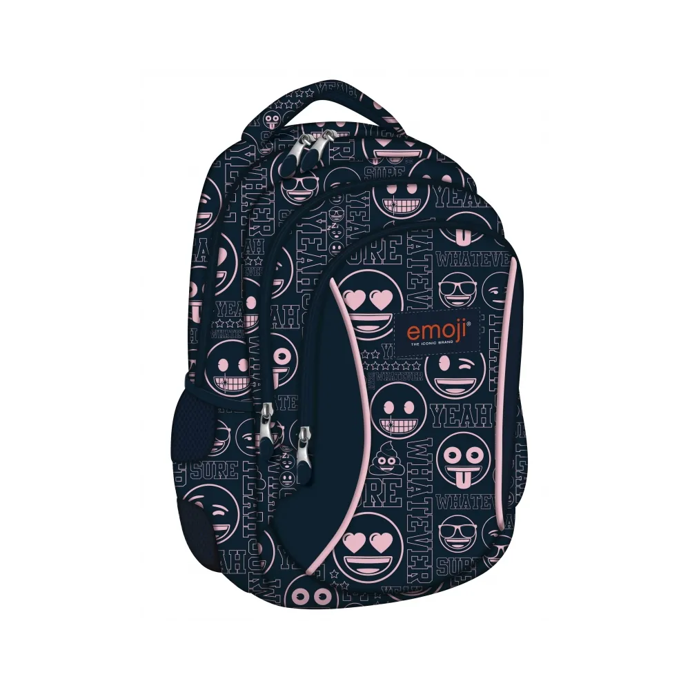 PLECAK MŁODZIEŻOWY EMOTIKONY RÓŻOWE BP-26 EMOJI