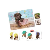 EDU KIT PIESKI PUPPIES MEMO DOMINO KOSTKI PUZZLE CZ