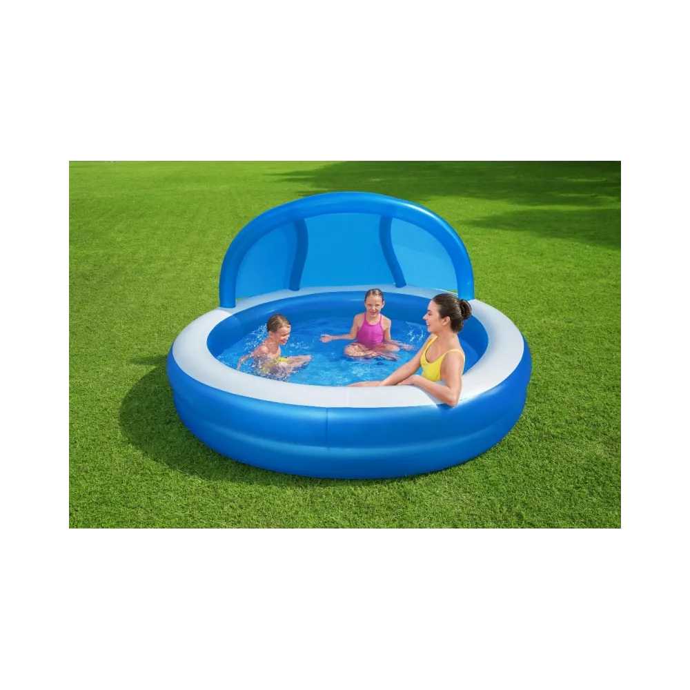Basen dmuchany familijny z daszkiem 2.41x 2.41x1.40mCZ
