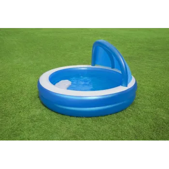 Basen dmuchany familijny z daszkiem 2.41x 2.41x1.40mCZ
