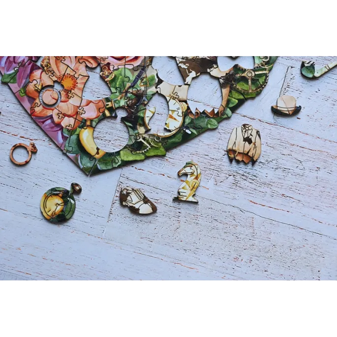 Puzzle w kształcie serca układanka dla dorosłych