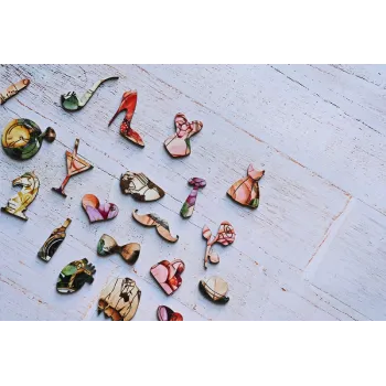 EKOLOGICZNE DREWNIANE PUZZLE SERCE 131 zabaweczka