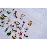 EKOLOGICZNE DREWNIANE PUZZLE SERCE 131 zabaweczka