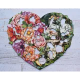 EKOLOGICZNE DREWNIANE PUZZLE SERCE 131 zabaweczka