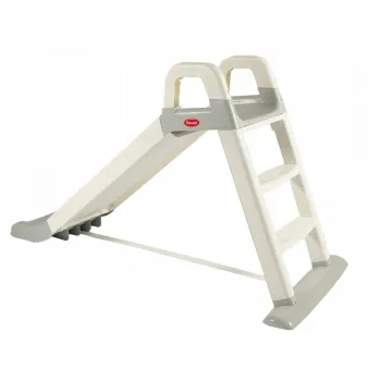 Zjeżdżalnia ogrodowa 140 cm beżowo-szara G2