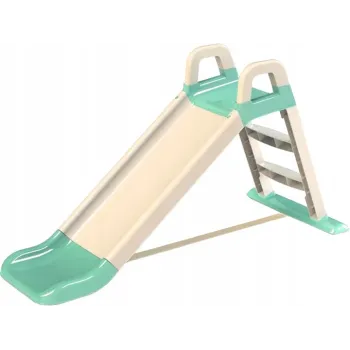 Zjeżdżalnia ogrodowa 140 cm beżowo-miętowa G2