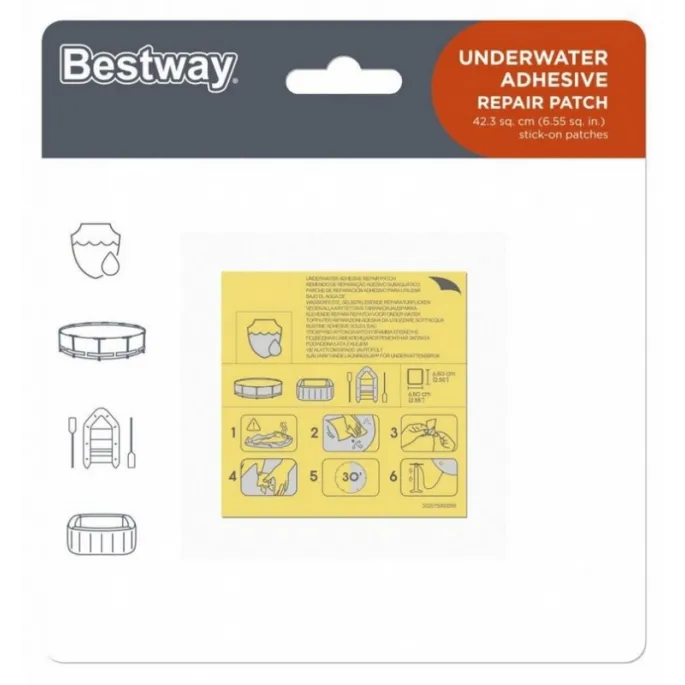 Podwodne łatki naprawcze do basenów i materacy