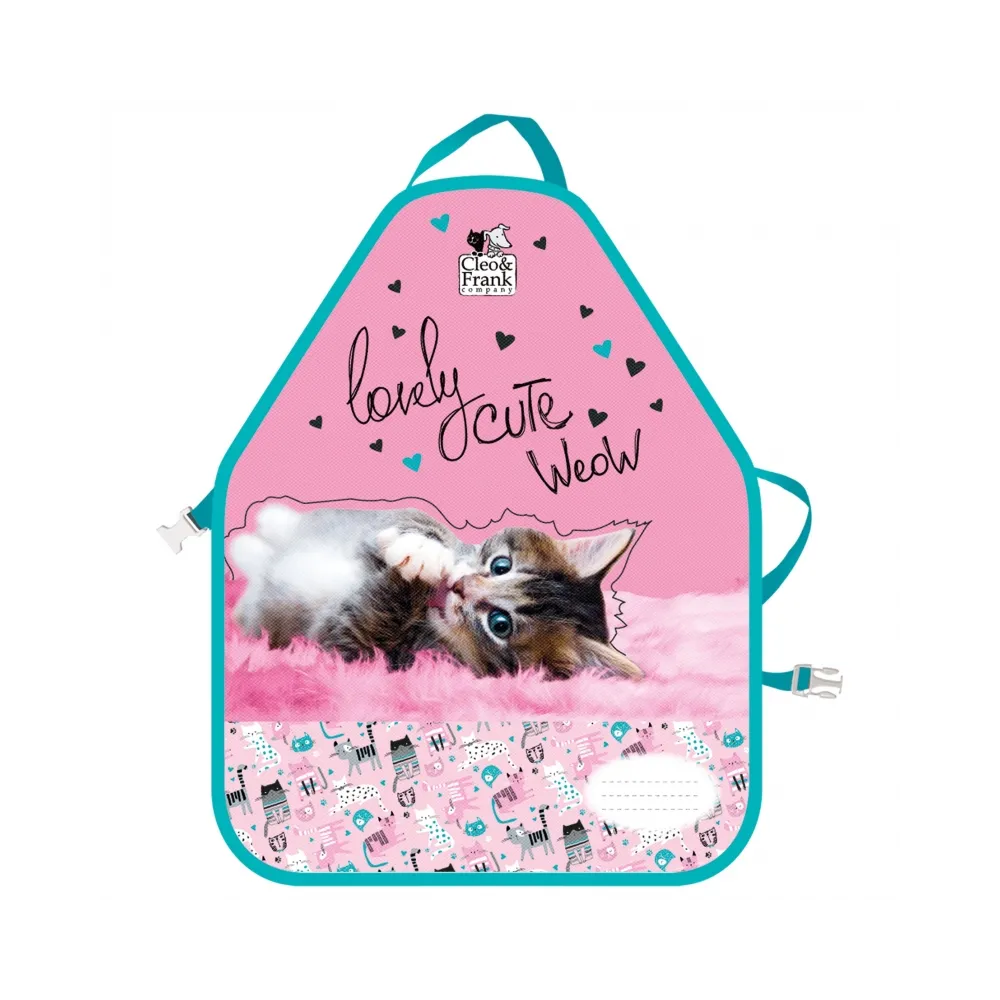 Fartuszek do prac plastycznych śliczny słodki kotek