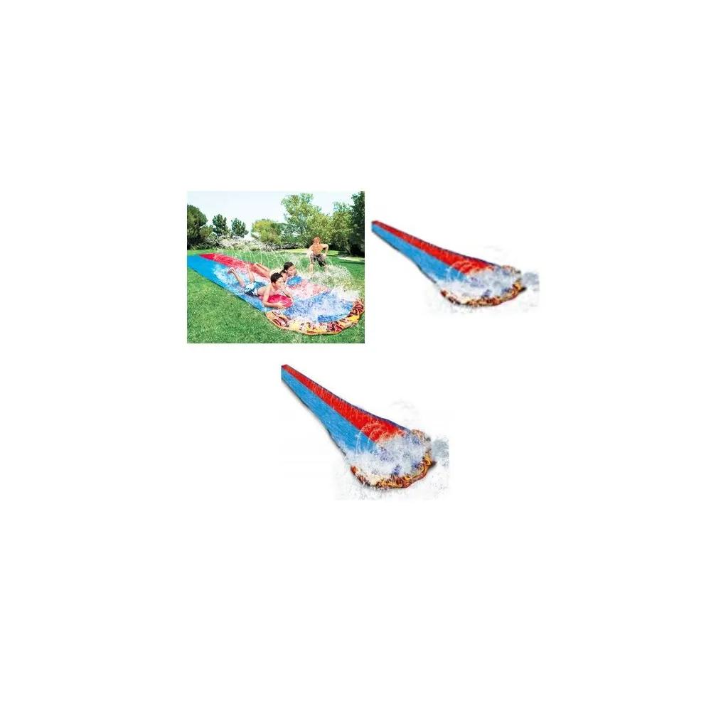 Ślizg ślizgawka podwójna 488 cm zraszacz wodny deski