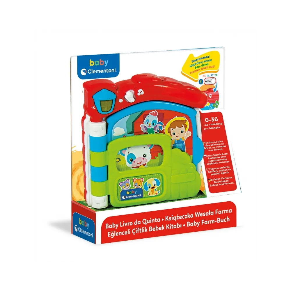Książeczka wesoła farma Clementoni