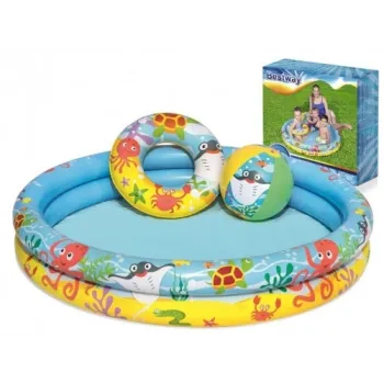 Basen dmuchany brodzik piłka kółko Bestway 51124 G2