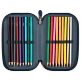 Funkcjonalny piórnik szkolny z akcesoriami